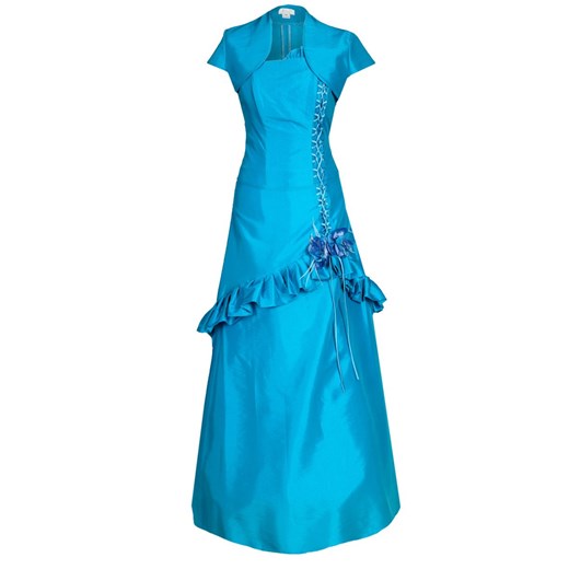 Sukienka FSU136 LAZUROWY ze sklepu fokus.pl w kategorii Sukienki - zdjęcie 186621052