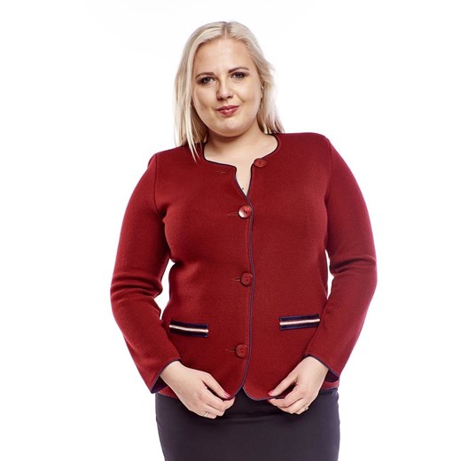 Wdzianko FWD1025 BORDOWY ze sklepu fokus.pl w kategorii Swetry damskie - zdjęcie 186621130