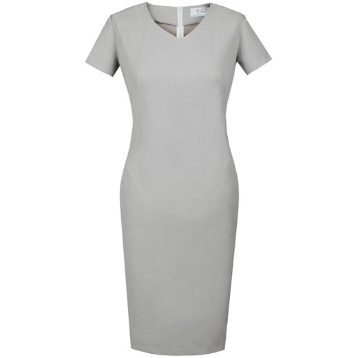 Sukienka FSU1113 SZARY JASNY ze sklepu fokus.pl w kategorii Sukienki - zdjęcie 186621152