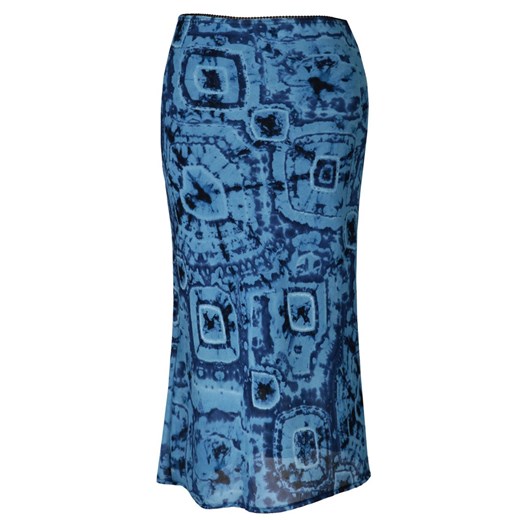 Spódnica FSP771 NIEBIESKI wzór ze sklepu fokus.pl w kategorii Spódnice - zdjęcie 186621413