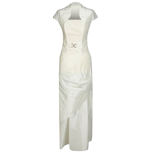 Sukienka FSU063 EKRI ze sklepu fokus.pl w kategorii Sukienki - zdjęcie 186622273