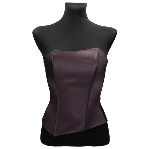 Gorset FGR000 ŚLIWKOWY CIEMNY ze sklepu fokus.pl w kategorii Bluzki damskie - zdjęcie 186622380