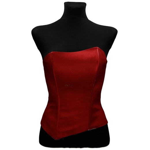 Gorset FGR000 RUBINOWY ze sklepu fokus.pl w kategorii Bluzki damskie - zdjęcie 186622434