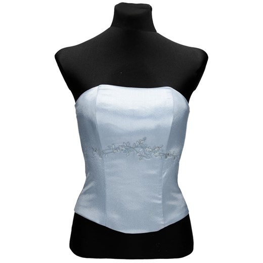 Gorset FGR042 BŁĘKITNY ze sklepu fokus.pl w kategorii Bluzki damskie - zdjęcie 186622442