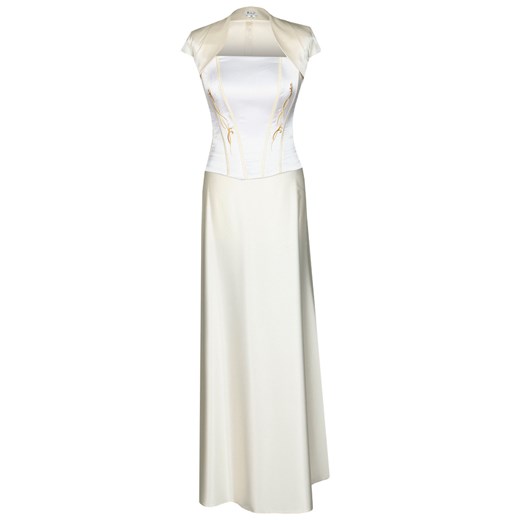 Sukienka FSU133 EKRI ze sklepu fokus.pl w kategorii Sukienki - zdjęcie 186622664