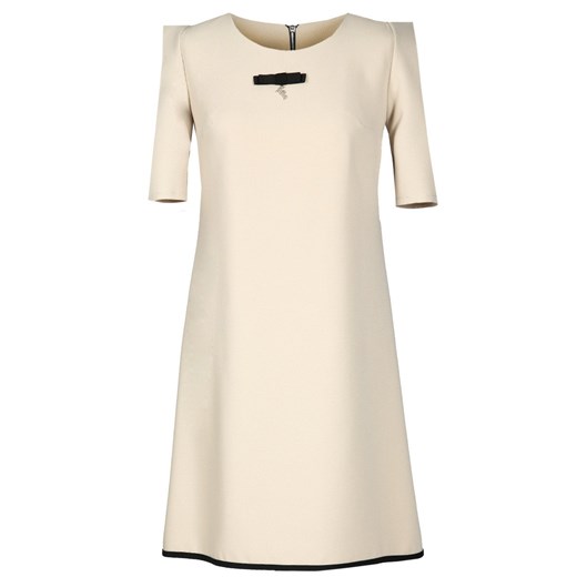 Sukienka FSU768  BEŻOWY ze sklepu fokus.pl w kategorii Sukienki - zdjęcie 186622813