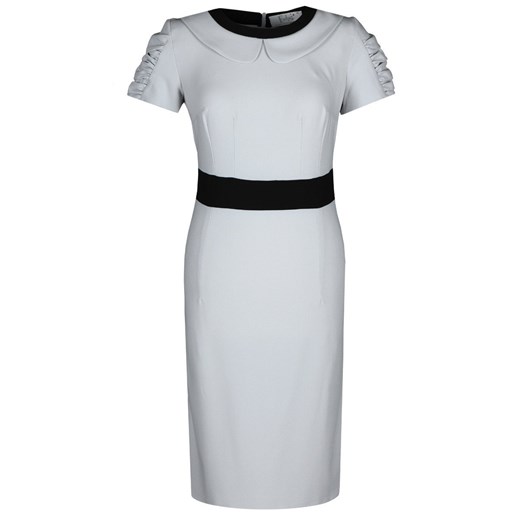 Sukienka FSU342 SZARY JASNY CZARNY ze sklepu fokus.pl w kategorii Sukienki - zdjęcie 186623001