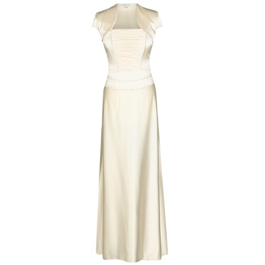 Sukienka FSU086 EKRI CIEMNE ze sklepu fokus.pl w kategorii Sukienki - zdjęcie 186623021