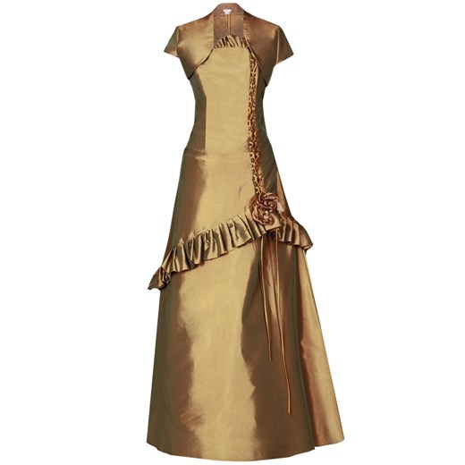 Sukienka FSU136 STARE ZŁOTO ze sklepu fokus.pl w kategorii Sukienki - zdjęcie 186623313