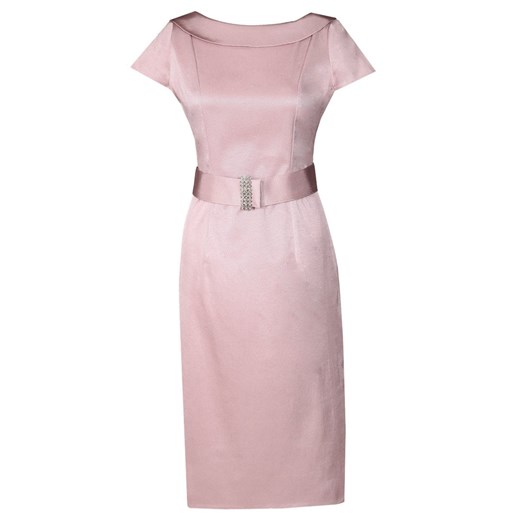 Sukienka FSU199 RÓŻOWY JASNY ze sklepu fokus.pl w kategorii Sukienki - zdjęcie 186623533