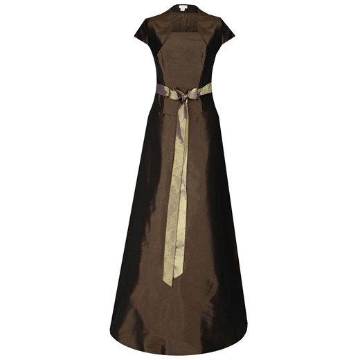 Sukienka FSU077 CZEKOLADOWY CIEMNY ze sklepu fokus.pl w kategorii Sukienki - zdjęcie 186623813