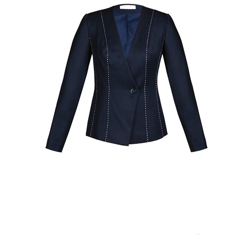 Żakiet FZA317 GRANATOWY ze sklepu fokus.pl w kategorii Marynarki damskie - zdjęcie 186624244