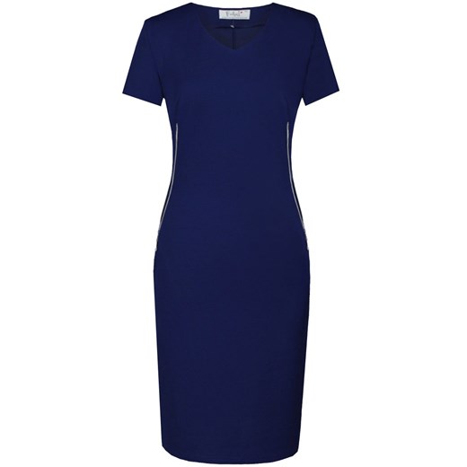 Sukienka FSU869  CHABROWY CIEMNY ze sklepu fokus.pl w kategorii Sukienki - zdjęcie 186624253