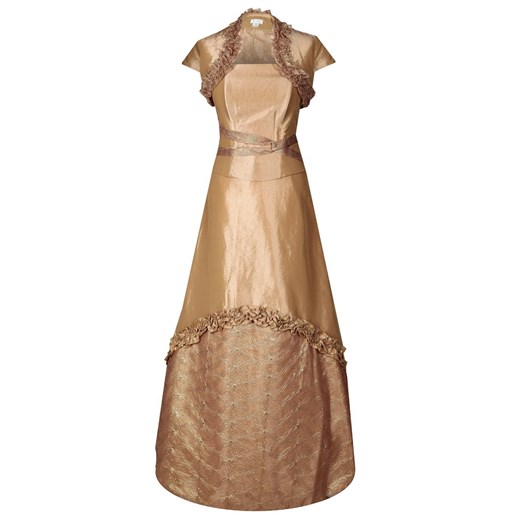 Sukienka FSU103 CAPPUCCINO ze sklepu fokus.pl w kategorii Sukienki - zdjęcie 186624273