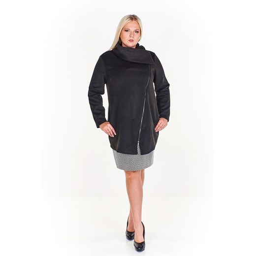 Kurtka FKU751 CZARNY ze sklepu fokus.pl w kategorii Płaszcze damskie - zdjęcie 186624290