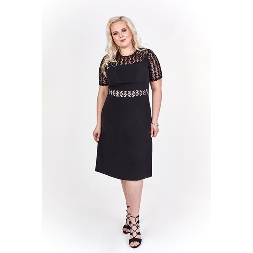 Sukienka FSU653 CZARNY ze sklepu fokus.pl w kategorii Sukienki - zdjęcie 186624312