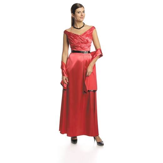 Suknia FSU733 CZERWONY ze sklepu fokus.pl w kategorii Sukienki - zdjęcie 186624474