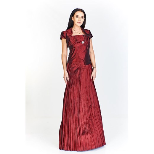 Sukienka FSU140 BORDOWY ze sklepu fokus.pl w kategorii Sukienki - zdjęcie 186624720