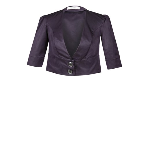 Żakiet FZA760 ŚLIWKOWY CIEMNY ze sklepu fokus.pl w kategorii Marynarki damskie - zdjęcie 186625022