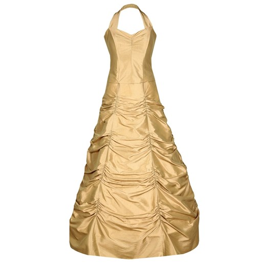 Sukienka FSU060 ZŁOTY ze sklepu fokus.pl w kategorii Sukienki - zdjęcie 186625134