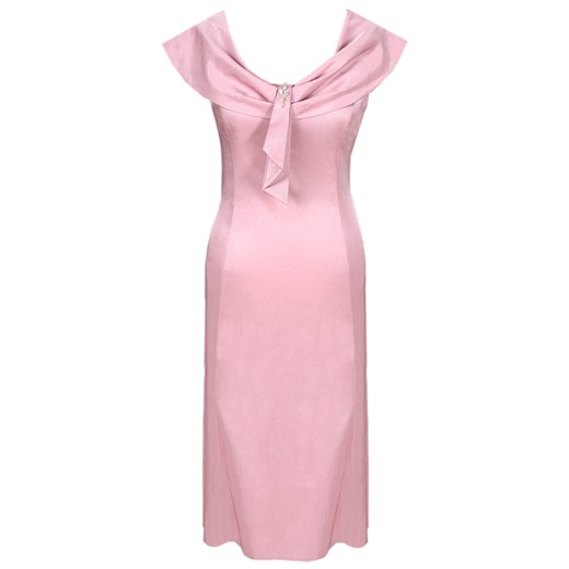 Sukienka FSU192 RÓŻOWY JASNY ze sklepu fokus.pl w kategorii Sukienki - zdjęcie 186625232