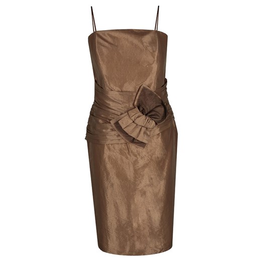 Sukienka FSU202 CAPPUCINO ze sklepu fokus.pl w kategorii Sukienki - zdjęcie 186625253