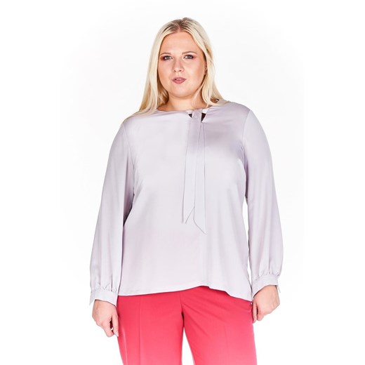 Bluzka FBZ892 SZARY JASNY ze sklepu fokus.pl w kategorii Bluzki damskie - zdjęcie 186625373