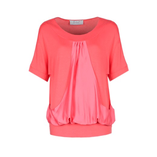 Bluzka FBZ398 KORALOWY ze sklepu fokus.pl w kategorii Bluzki damskie - zdjęcie 186625470