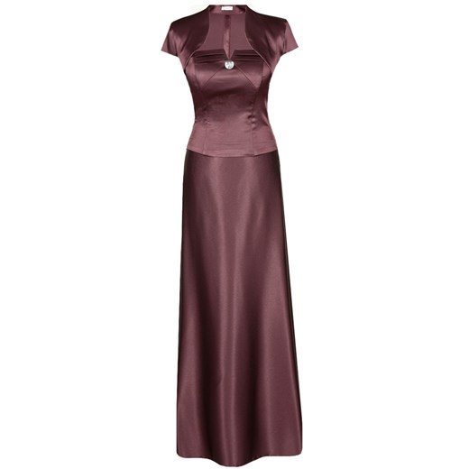 Sukienka FSU088 BURGUNDOWY ze sklepu fokus.pl w kategorii Sukienki - zdjęcie 186625534