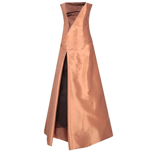 Sukienka FSU084 CEGLASTY ze sklepu fokus.pl w kategorii Sukienki - zdjęcie 186625793