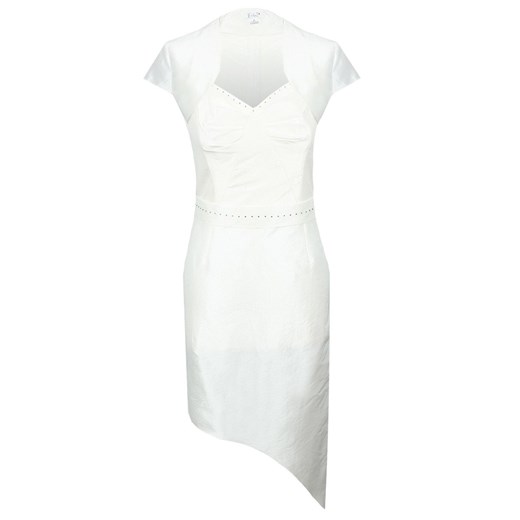 Sukienka FSU155 EKRI ze sklepu fokus.pl w kategorii Sukienki - zdjęcie 186625873