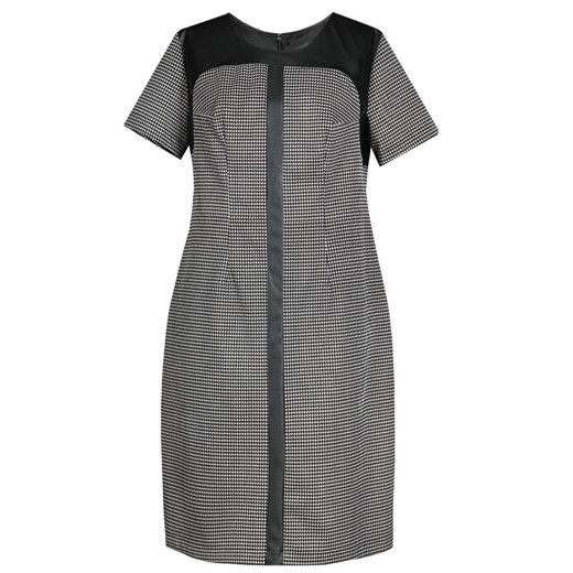 Sukienka FSU646  CZARNY + BIAŁY ze sklepu fokus.pl w kategorii Sukienki - zdjęcie 186625891