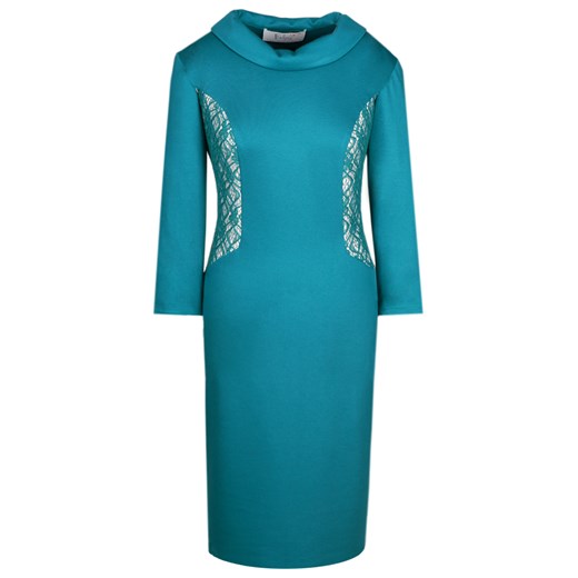 Sukienka FSU425 ZIELONY MORSKI ze sklepu fokus.pl w kategorii Sukienki - zdjęcie 186625892