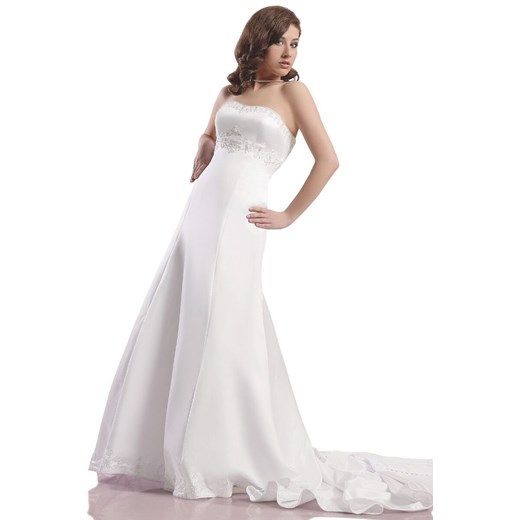 Suknia Ślubna FSS538 BIAŁY ze sklepu fokus.pl w kategorii Sukienki - zdjęcie 186626000