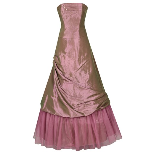 Sukienka FSU075 RÓŻOWO-ZIELONY ze sklepu fokus.pl w kategorii Sukienki - zdjęcie 186626071