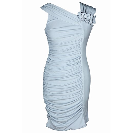 Sukienka FSU198 SZARY JASNY ze sklepu fokus.pl w kategorii Sukienki - zdjęcie 186626170