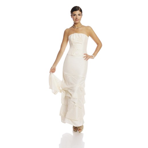 Sukienka FSU018 EKRI ze sklepu fokus.pl w kategorii Sukienki - zdjęcie 186626404