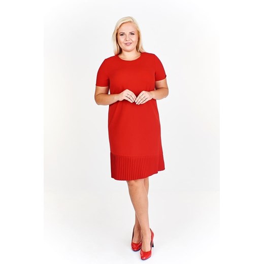 Sukienka FSU928 CZERWONY ze sklepu fokus.pl w kategorii Sukienki - zdjęcie 186626662