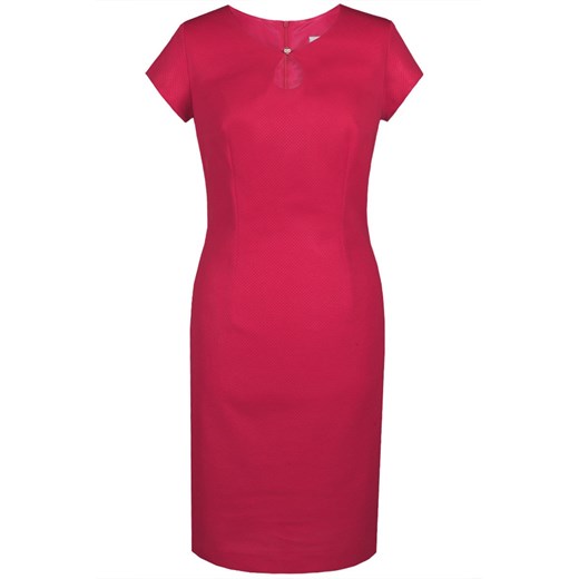 Sukienka FSU874 KORALOWY ze sklepu fokus.pl w kategorii Sukienki - zdjęcie 186626831