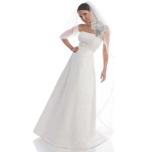 Suknia Ślubna FSS515 BIAŁY ze sklepu fokus.pl w kategorii Sukienki - zdjęcie 186626852