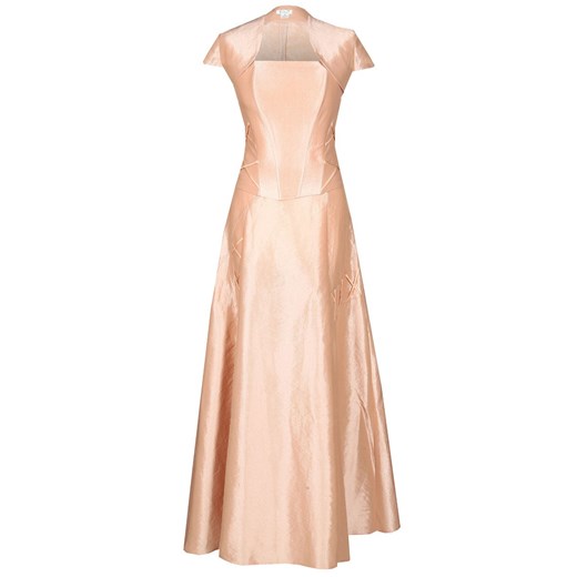 Sukienka FSU087 ŁOSOSIOWY JASNY ze sklepu fokus.pl w kategorii Sukienki - zdjęcie 186627052