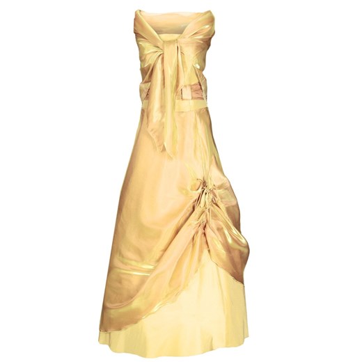 Sukienka FSU034 ZŁOTY ze sklepu fokus.pl w kategorii Sukienki - zdjęcie 186627103