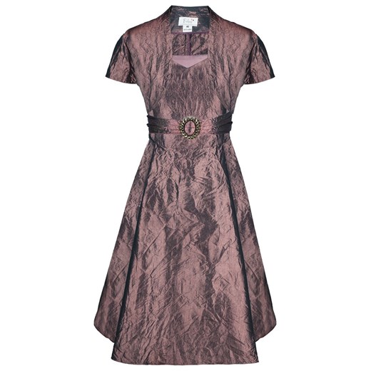 Sukienka FSU135 MIEDZIANO-RÓŻOWY ze sklepu fokus.pl w kategorii Sukienki - zdjęcie 186627212