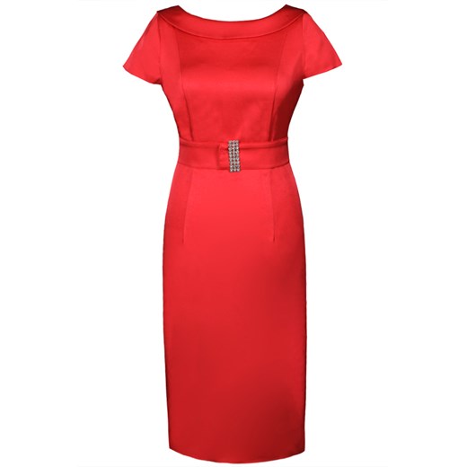 Sukienka FSU199 MALINOWY JASNY ze sklepu fokus.pl w kategorii Sukienki - zdjęcie 186627384