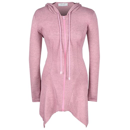 Tunika FTU431 RÓŻ BRUDNY ze sklepu fokus.pl w kategorii Bluzki damskie - zdjęcie 186627563