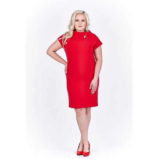 Sukienka FSU775 MALINOWY ze sklepu fokus.pl w kategorii Sukienki - zdjęcie 186627761