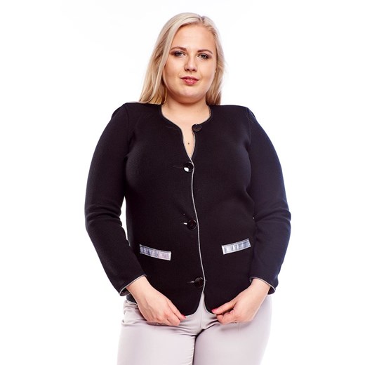 Wdzianko FWD1025 CZARNY + SREBRNY ze sklepu fokus.pl w kategorii Swetry damskie - zdjęcie 186628014