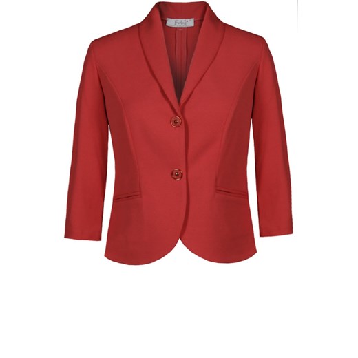 Żakiet FZA772 KORALOWY ze sklepu fokus.pl w kategorii Marynarki damskie - zdjęcie 186628200