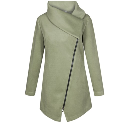 Kurtka FKU751 OLIWKOWY ze sklepu fokus.pl w kategorii Płaszcze damskie - zdjęcie 186628344