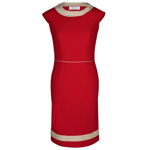 Sukienka FSU343 CZERWONY SZAMPAN ze sklepu fokus.pl w kategorii Sukienki - zdjęcie 186628983